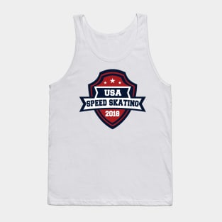 USA Speed Skating Pyeongchang 2018! Tank Top